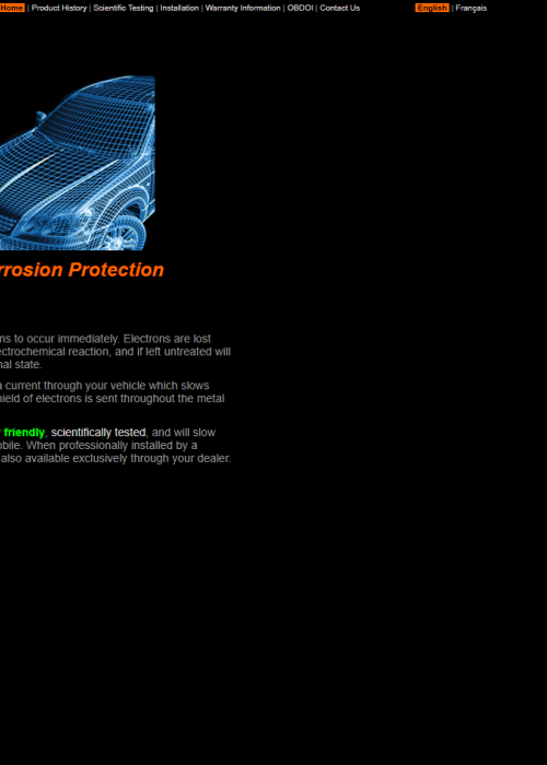 The Auto Saver System web site screenshot