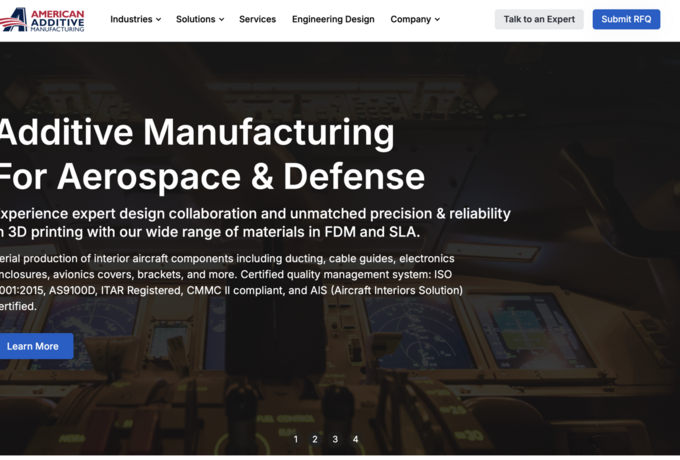 American Additive Manufacturing Screenshot
